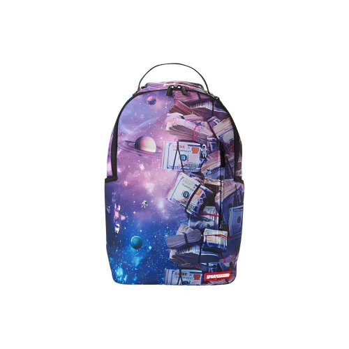 SPRAYGROUND Ткань Рюкзак Маленький Унисекс Фиолетовый