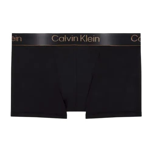 CK Calvin Klein LOW Step Шов Основная часть Боксеры Европейская версия Мужской 1 упаковка Черный