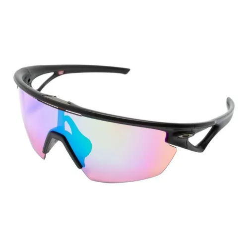 Oakley Nylon Нерегулярная форма Солнцезащитные очки Мужской Черный