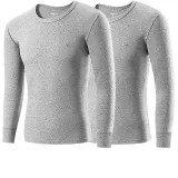 2-компонентный топ (Свет Конопля Серый + Свет Конопля Серый) из чистого хлопка, безопасный для кожи / 3A антибактериальный