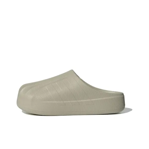 adidas originals AdiFOM SUPERSTAR MULE Домашние тапочки Серо-зеленый Унисекс