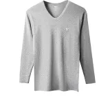 1-компонентная упаковка (Свет Конопля Пепельный) чистый хлопок, безопасный для кожи / 3A антибактериальный / устойчивый к истиранию для термоуслуг