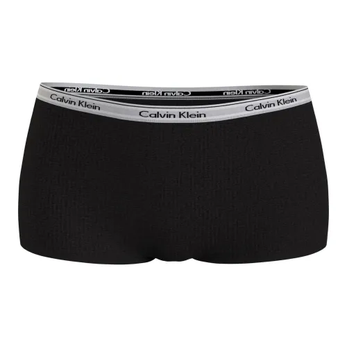 CK Calvin Klein BOYSHORT MID Шаговый шов Трусы Европейская версия Женские 1 упаковка Черный