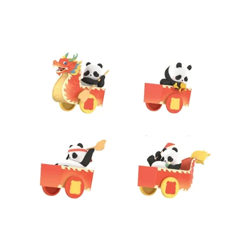 52TOYS Panda Roll Все самое лучшее Для дракона BOAT Праздничный Слепые коробки Один Mystery Коробка Целая коробка 4 шт