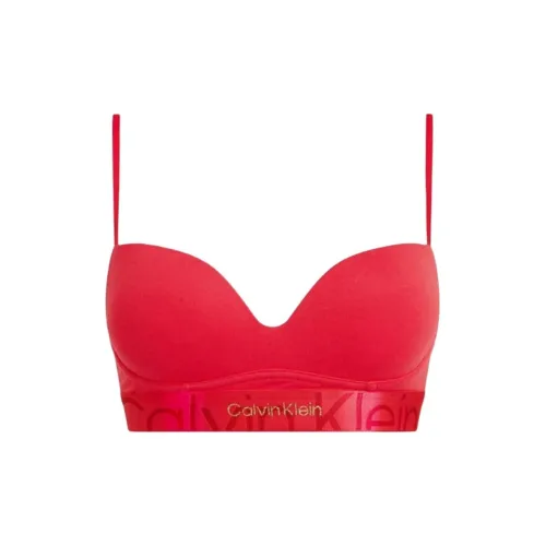 CK Calvin Klein PUSH Вверх Брейлет WF Бюстгальтер Европейская версия Женский Красный