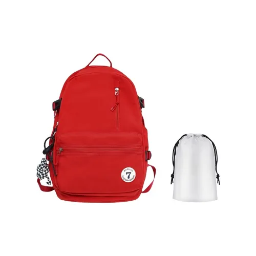 QINNXER Nylon Backpack Standard Unisex Pink Red White Black QINNXER Нейлоновый рюкзак стандартный унисекс розовый красный белый черный