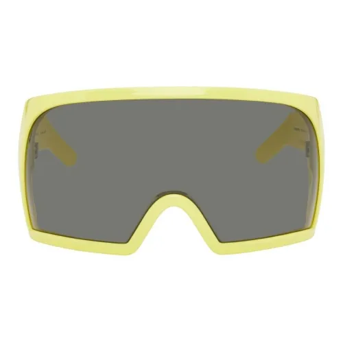 RICK OWENS совместный бренд RO Нейлон Нерегулярная форма Солнцезащитные очки Мужской Желтый