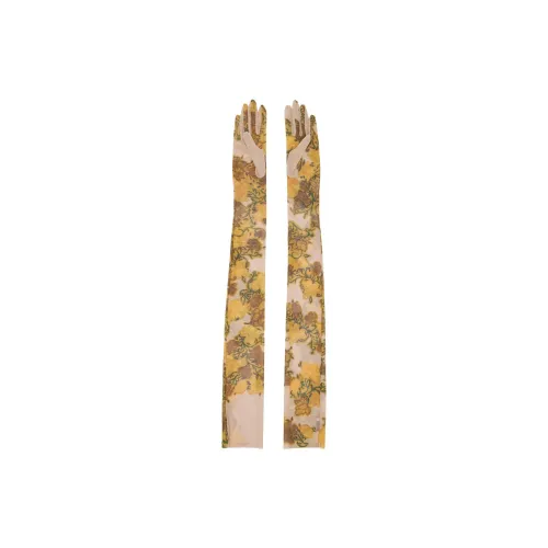 DRIES VAN NOTEN Полиэстер, эластан Перчатки Женские