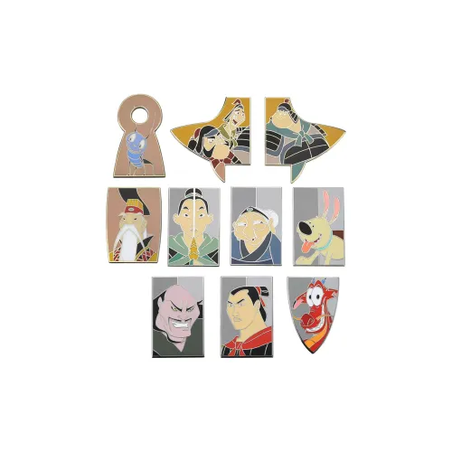 Disney Mulan 25th Anniversary Secret Badges Disney Mulan 25-я годовщина Secret значки