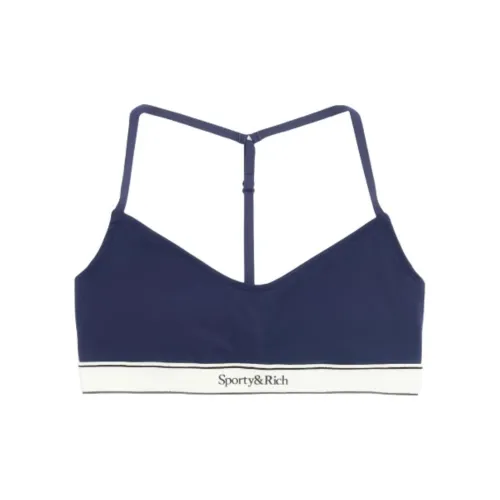 SPORTY & RICH Синий Женские Бюстгальтеры
