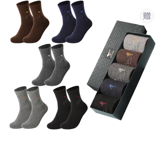SEPTWOLVES Носки Crew Мужские упаковка из 5 пар набор в подарочной коробке