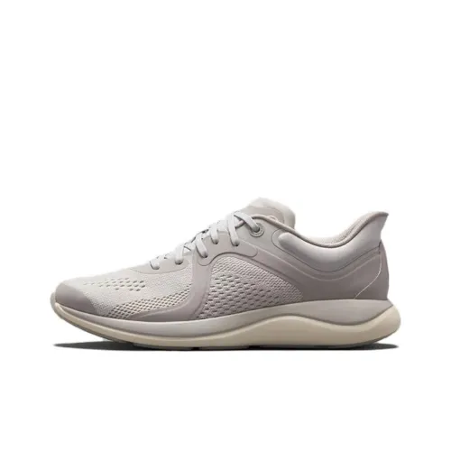 lululemon Chargefeel Беговые кроссовки Низкий Топ Steamy/Светлый слоновая кость/Тюлень серый Унисекс