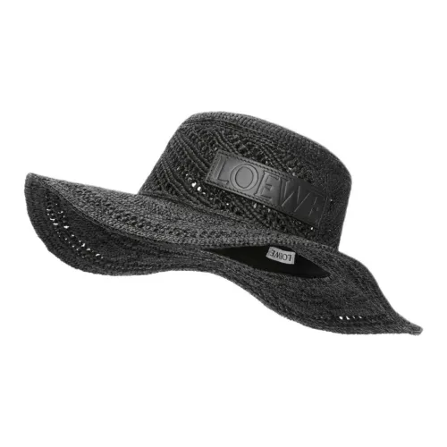 LOEWE Рафия Волокно Шапки и Кепки Унисекс Черный