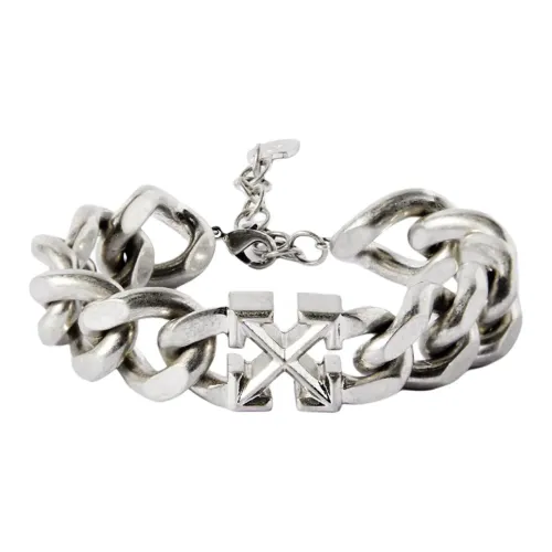 Off Белый Brass Bracelets Мужской