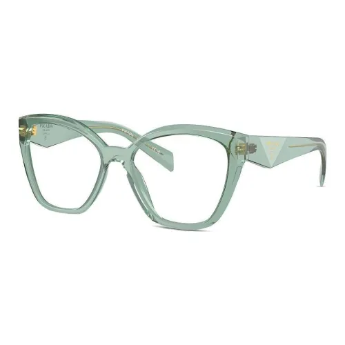 PRADA Ацетатные оправы для очков "Кошачий глаз" Женские Зеленые