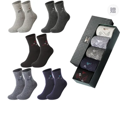 SEPTWOLVES Носки Crew Мужские упаковка из 5 пар набор в подарочной коробке