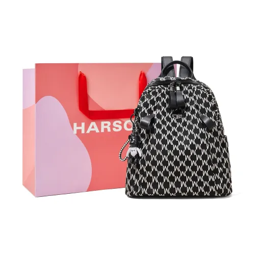 HARSON Ткань Рюкзак Большой Женские Черный