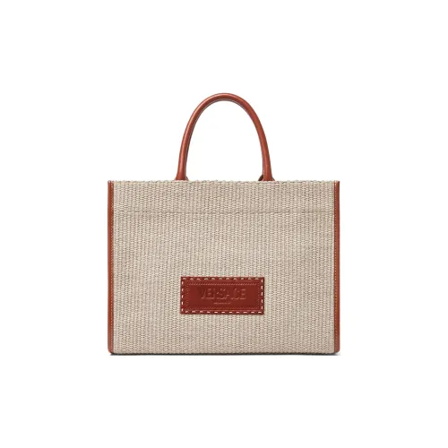 FANSIZHE Ткань Тоут Сумка Сумка для покупок Сумка Унисекс Умбра и Бежевый