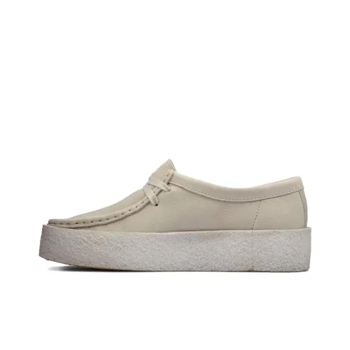 Clarks Wallabee Повседневная обувь Женская Белая