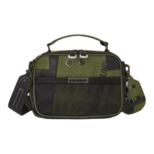 SPRAYGROUND 100% хлопок Туалетная сумка через плечо Стандартная Унисекс Зеленая