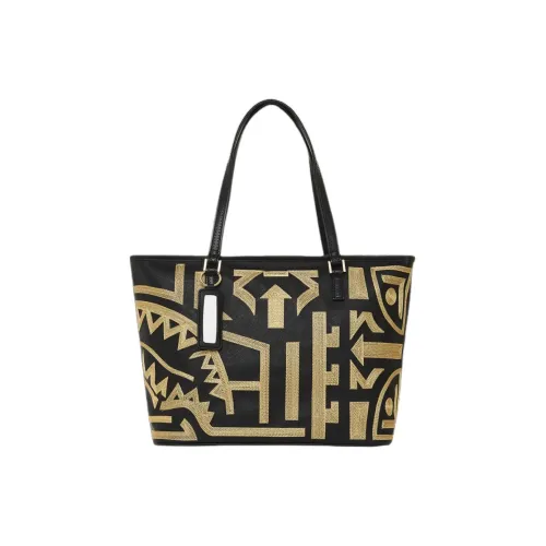 SPRAYGROUND AI SANDFLOWER Коллаборация Искусственная кожа Тоут Сумка Сумка для покупок Сумка на плечо Сумка Унисекс