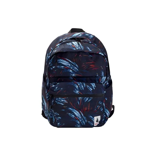 Конверс Полиэстер Рюкзак Стандартный Унисекс Смешанный Ярко-Синий