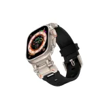 【Титановый черный】Эксплорер - Механический, Ветер, Силиконовый ремешок