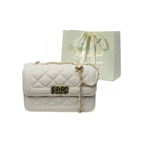 JIANGLIDA ПУ (полиуретан) Сумка через плечо Стандартная Женская Черный Экрю