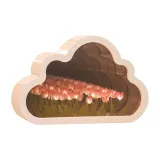 Море из 20 розовых тюльпанов