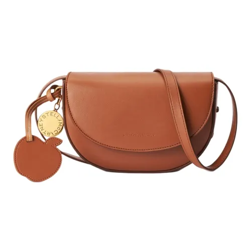 Stella McCartney Полиэстер и Хлопок Сумка через плечо Маленькая Женская Сумка на плечо Коричневого цвета