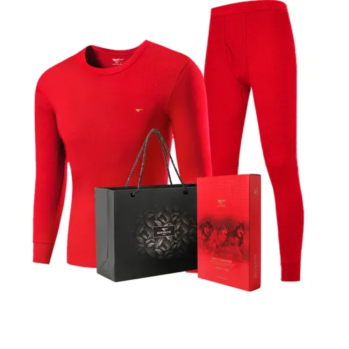 SEPTWOLVES Термическое нижнее белье топы + кальсоны комплект одежды красный мужской термобелье