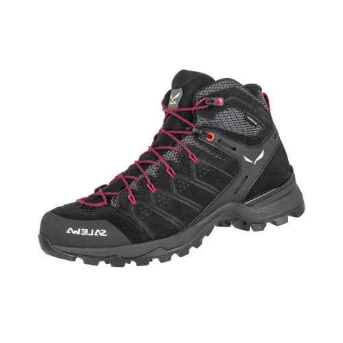 SALEWA Термический Водонепроницаемый Устойчивый к Износу Crew Outdoor Женские Черный Розовый