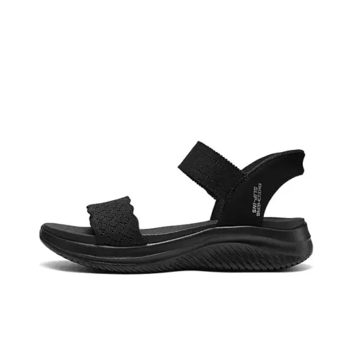 Skechers one Ремень Сандалии Черные Женские