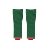 Бирюзовый внешний вид, красная основа (красная спинка).