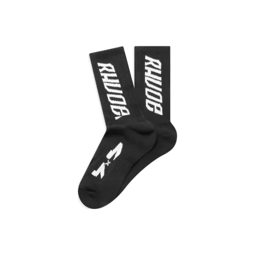 RHUDE Черные мужские носки MID до икры