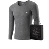 1-компонентная упаковка (Темно-конопляный серый) Хлопок, безопасный для кожи / Антибактериальный / Ветрозащитные манжеты