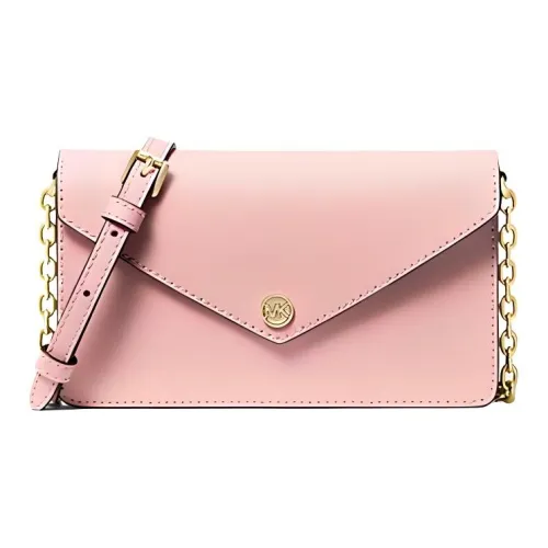 MICHAEL KORS Jet Set Travel Кожа Конверт Сумка через плечо Маленькая Женская Румяно-розовая
