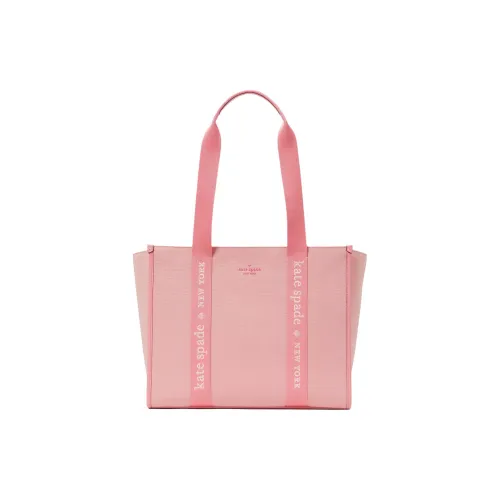 Kate Spade Canvas Bag Tote Bag Shopping Bag Shoulder Bag Crossbody Bag Large Women's Floral Pink