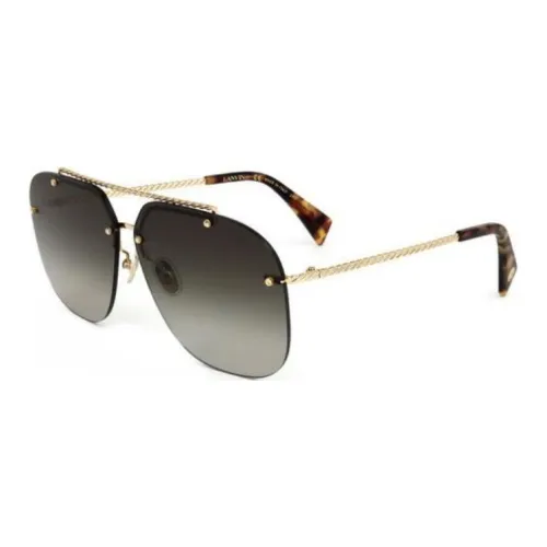 Lanvin Металл Aviator Солнцезащитные очки Женские Золотые