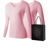 2-компонентный (Кораллово-розовый + Кораллово-розовый) Miya Bi Термо/Аминокислотная смесь/Кружевное Двойное-лицо Ожерелье-чокер