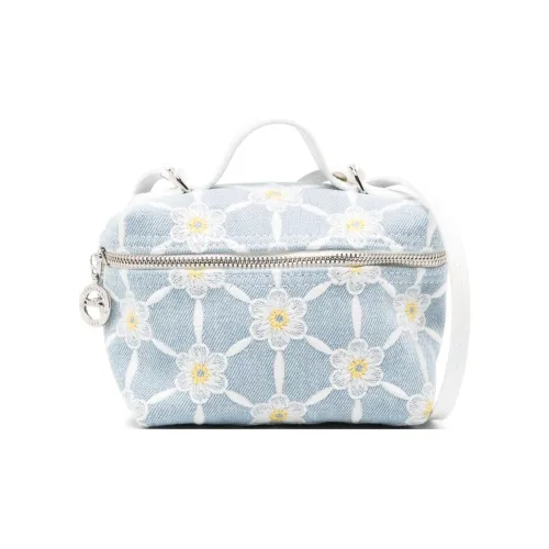 LONGCHAMP Le Pliage Collection Холщовая сумка Сумка через плечо Сумка через плечо Экстра маленькая Женская Небесно-голубая