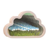 Море из 20 синих тюльпанов