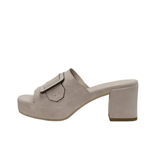 DEL CARLO Слипоны 6 см Женские Серые