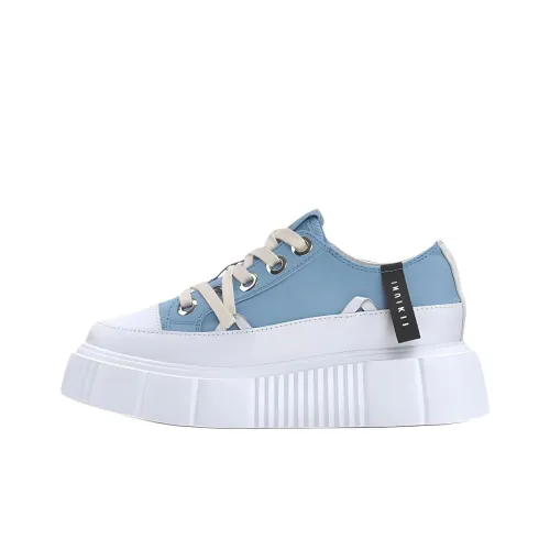 Inuikii Low-Top Canvas Shoes Blue Women's