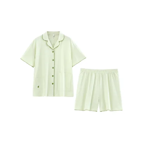 White Ran Пижамный комплект женский светло-зеленый