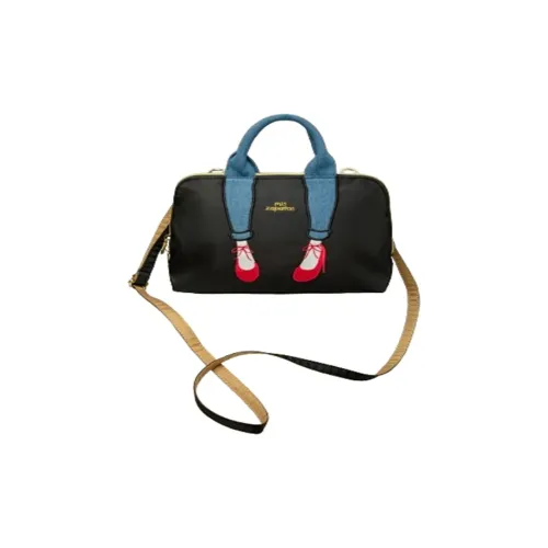 MISZAPATOS Нейлоновая сумка через плечо сумка обычная женская черная темно-синий синий серый розовый красный леопардовый принт