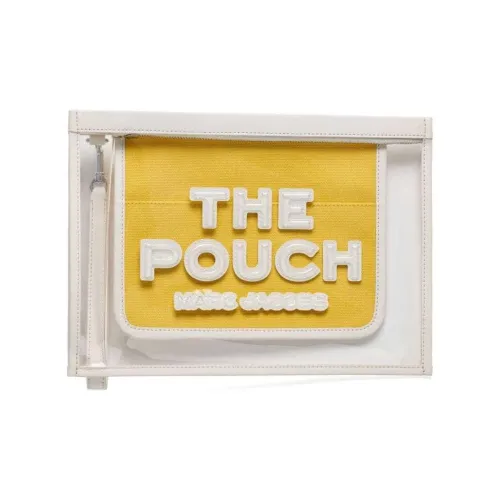 MARC JACOBS PVC клатч женский экрю и желтый