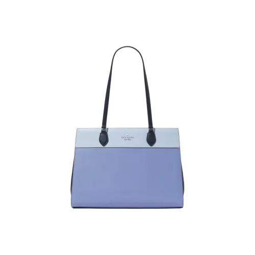 Kate Spade Saffiano кожа Тоут сумка сумка для покупок сумка сумка через плечо женская синий радужный многоцветный