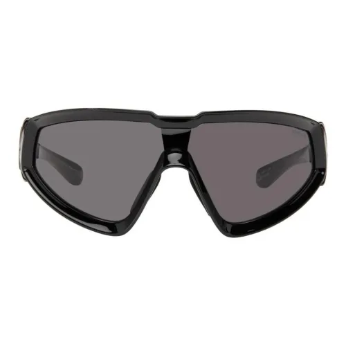 RICK OWENS совместный бренд RO Нейлон Нерегулярная форма Солнцезащитные очки Мужской Черный