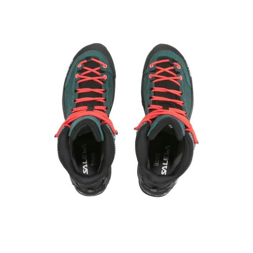 SALEWA Gore TEX Противоскользящий Устойчивый к износу Водонепроницаемый MID Топ Походная обувь Женская Синий